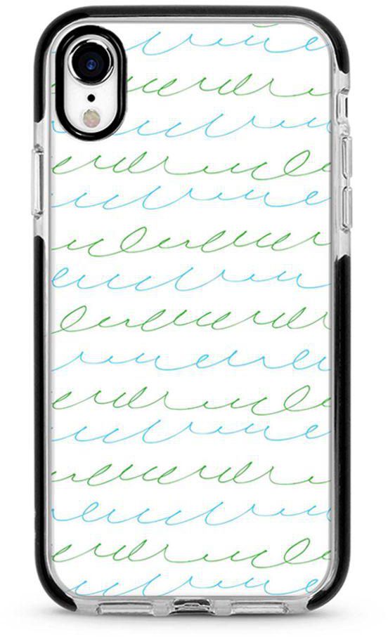 Protective Case Cover For Apple iPhone XR Cursive Story Full Print