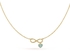 Infinity Necklace & Enamel Heart Drop
