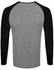 Mauton Raglan Longsleeve T-shirt - Grey/Black