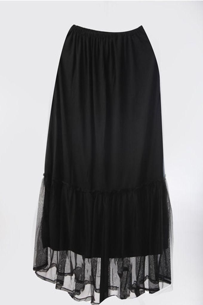 Tie Shop Skirt Extension – Cotton - Black - Free Size