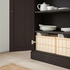 HAVSTA Cabinet with plinth - dark brown 81x37x134 cm
