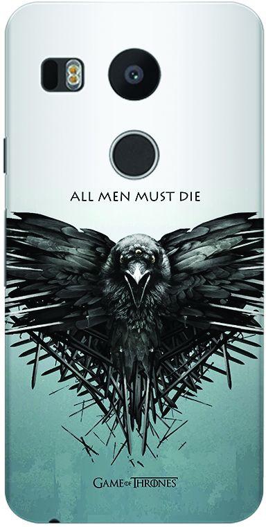Stylizedd Google Nexus 5X Slim Snap Case Cover Matte Finish - GOT All men must die