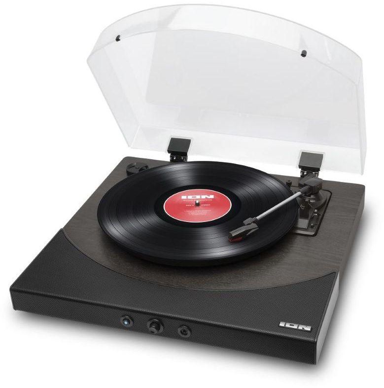 ION Premier LP Bluetooth Belt-Drive Turntable with Built-in Speakers - Black