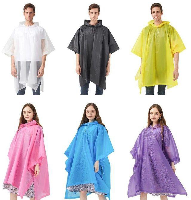 Blue Rain Coat Prepare for el-nino - Durable Light weight ponchos (adult and kids)