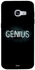 غطاء حماية واقٍ لهاتف سامسونج جالاكسي A3 2017 مطبوع عليه كلمة "Genius"