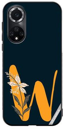 Protective Case Cover For Huawei Nova 9 Pro Alphabet W Design Multicolour