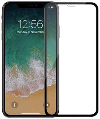 5D Screen Protector For Apple iPhone XS Clear/Black