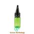 Greenherbology 10ML PET Plastic Flat Shoulder Bottle with Long Nozzle Cap (Green)