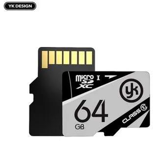 YK DESIGN Memory Card High Speed TF Card 64GB Memory Card Black YK 64 GB one