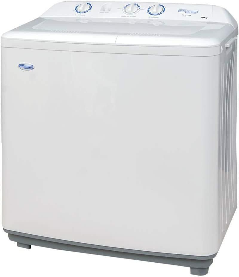 Super General 10 Kg Washing Machine, SGW1056N, White