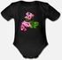Geranium Profile Organic Short Sleeve Baby Bodysuit