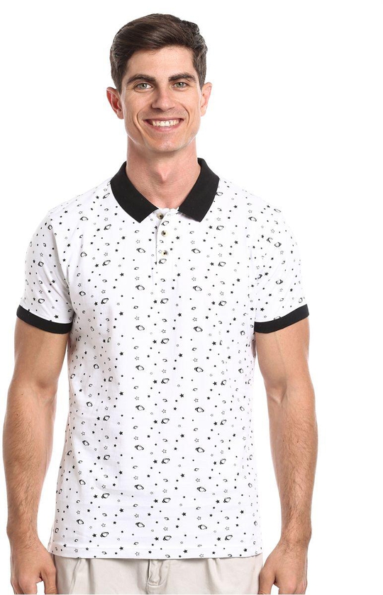 D-STRUCT Men's Polo Shirt 5052785131528-D CARINA WHITE XL