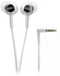 In-Ear Headphones With Mic White
