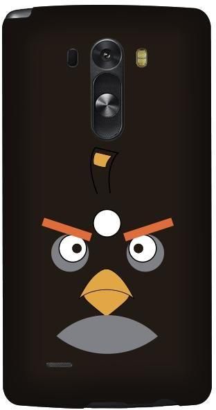 غطاء رفيع وانيق لهاتف ال جي G3 - بعبارة Angry Birds