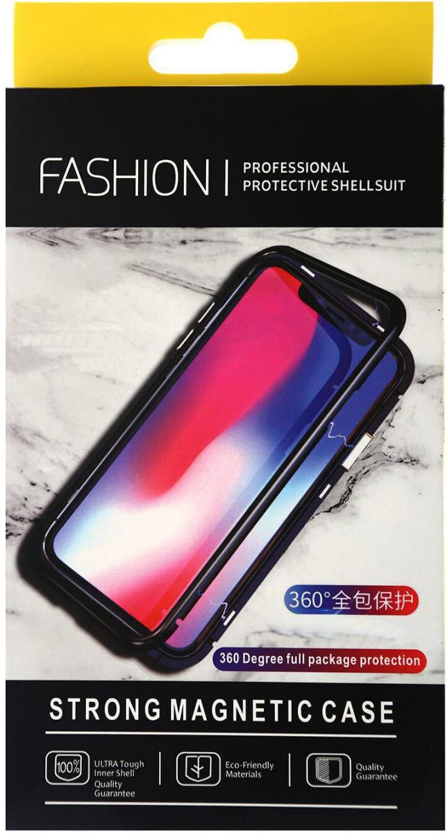 Magnetic Case 360 Full Protection for Xiaomi Mi 8 Lite with Metal Frame - Clear Blue