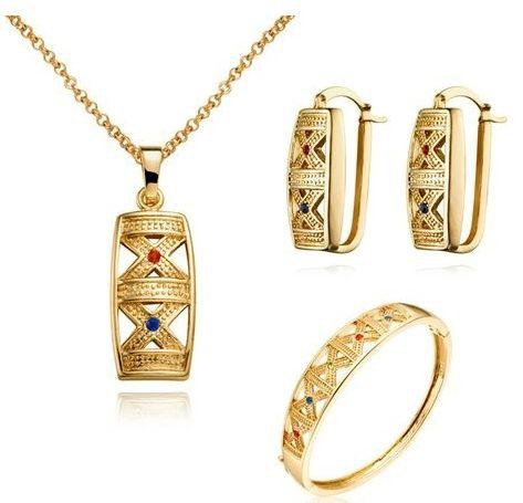 Azora 18k Gold Plated Jewelry set