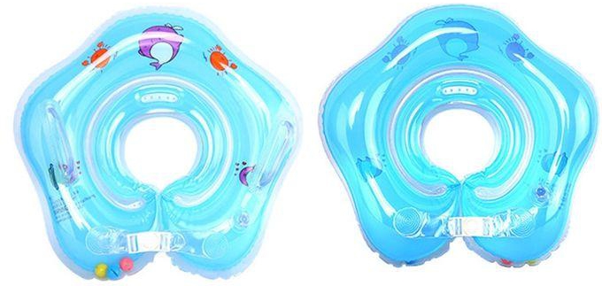 1dn Baby Neck Floater Swimming Ring- Blue