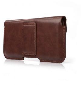 Wkae Horizontal Flip Belt Case Bag for Mobile Phone 5.5 Inch