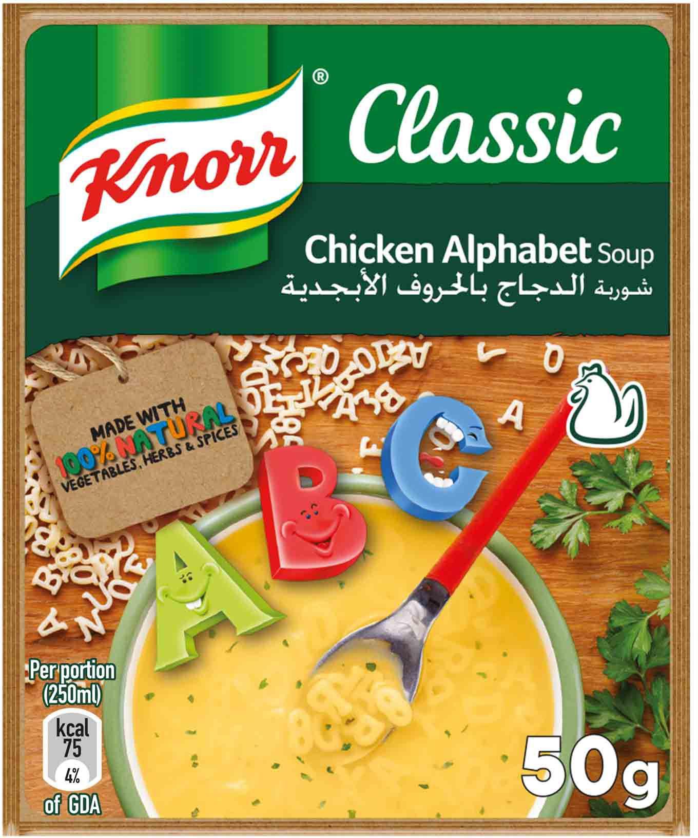 Knorr Alphabet Soup Chicken 50g