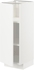 METOD Base cabinet with shelves, white, Veddinge white, 30x37 cm