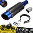 Motorcycle Carbon Fiber 38-51mm Exhaust Muffler Pipe Silencer For Street Sport Bike Fosted Carbon Fiber