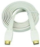 Generic Flat HDMI Cable - 20 Meter - White
