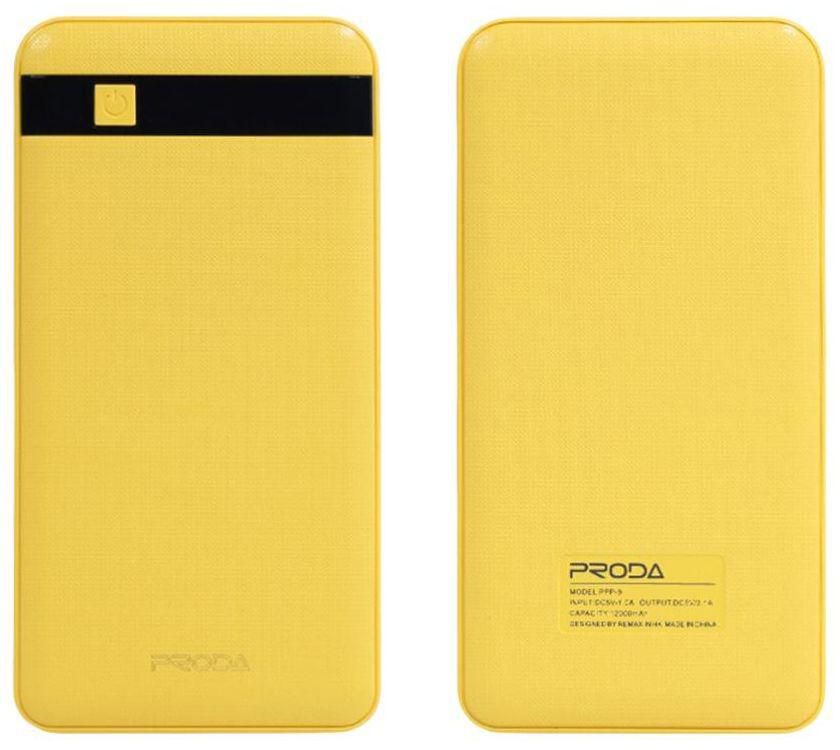 Remax PPP-9 Proda 12000 mAh Power Bank - Yellow