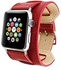PU Leather Watch Band Strap for Apple Watch - Red, 38mm