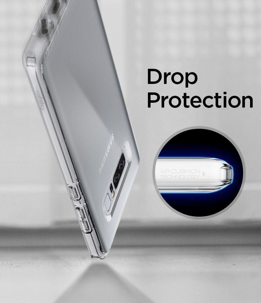 Spigen Samsung Galaxy Note 8 Ultra Hybrid cover / case - Crystal Clear