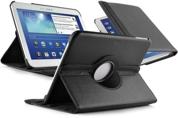 PU Leather Case Cover 360 Degree Rotation For Samsung Galaxy Note 10.1 N8010 N8000