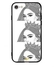Moreau Laurent Queen Girl Pattern Back Cover for iPhone 7- Black and White