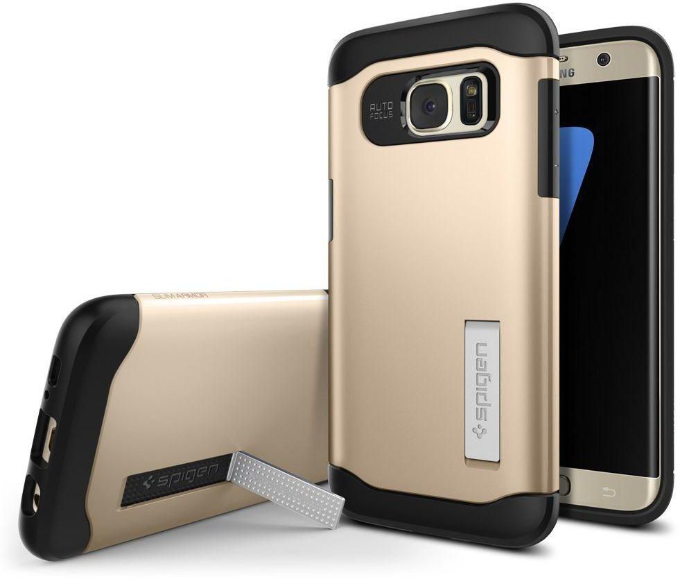 Spigen Galaxy S7 Edge Case [Slim Armor] Champagne Gold
