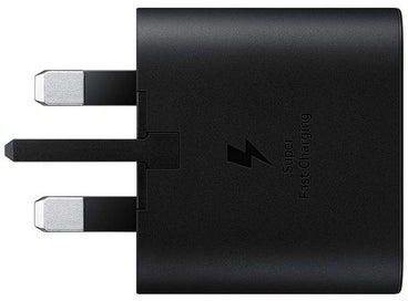 25W Super Fast Charging Adapter For Samsung Black