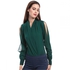 Bebe 60HC0101O385 Silk Ls Wrap Bodysuit for Women - Green