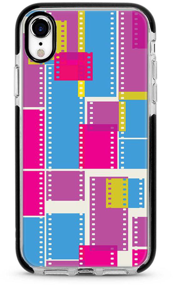 Protective Case Cover For Apple iPhone XR Film Strips Full Print
