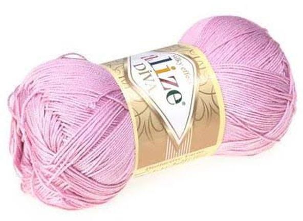 ALIZE Diva Pink 291 - Crochet And Knitting Yarn