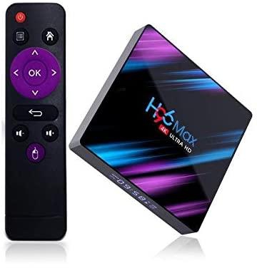 Nano Classic H96 MAX Android 10 TV Box 4G 64G Dual Band Wifi 2.4G&5G 4K Blootooth 4.0 Set Top Box USB 3.0 Support 3D Movie