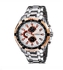 Men Water Resistant Chronograph Curren Watch 8023 Silver/Gold