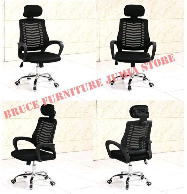 High-back Office Chair With Head Rest