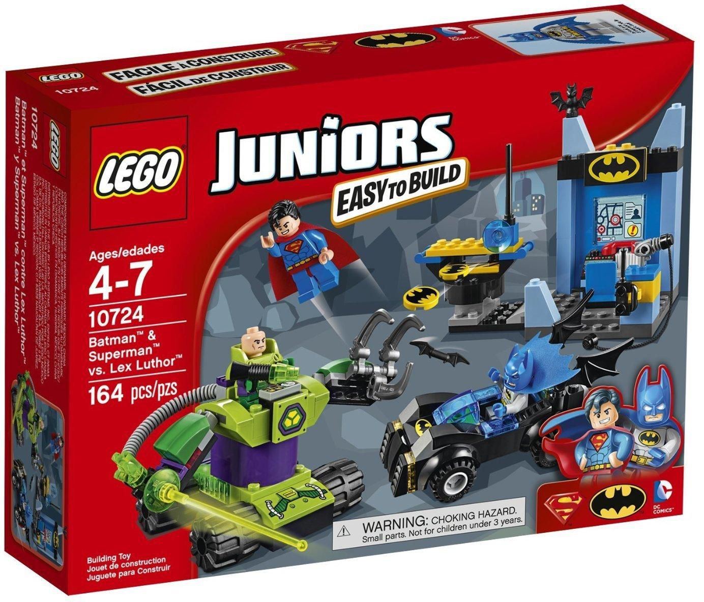 Lego Juniors 10724 Batman and Superman vs Lex Luthor Building Kit - 164 Pieces