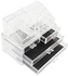 Clear Acrylic Cosmetic Organizer MakEUp Holder Display Case 4 Drawer
