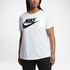 Nike Plus Size - Sportswear Essential Women's T-Shirt - White