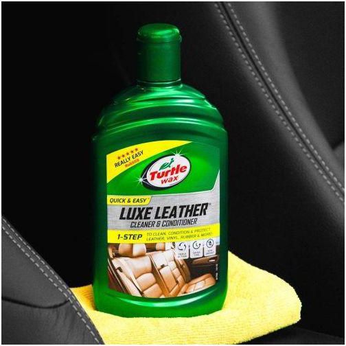 Turtle Wax Luxe Leather Cleaner & Conditioner - 500ml + 1 Free Cotton Cloth