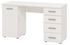 Beverly Desk, 135 cm, White - KM-EG12-1
