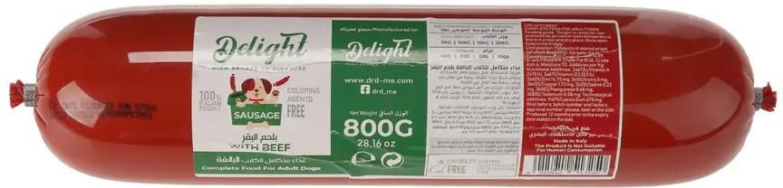Delight Dog Sausage W/Beef (800 g)