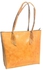 Genuine Leather Handmade Hand Bag For Women - Beige