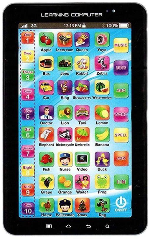 A2Z P1000 Kids English Educational Learning Tablet - Black