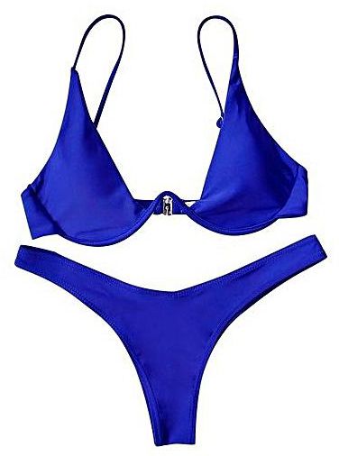 Generic Underwired Plunge Bathing Suit