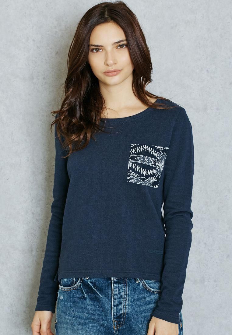 Patch Pocket Sweatshirt