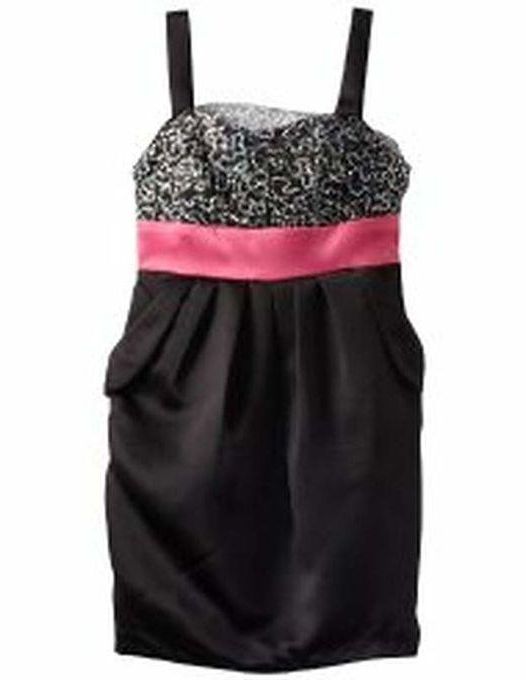 Ruby Rox Girls Sequin Pocket Dress